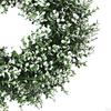 Artificial Garland Floral Hoop Green Leaves Wreath Simulation Wreaths for Home Decor
