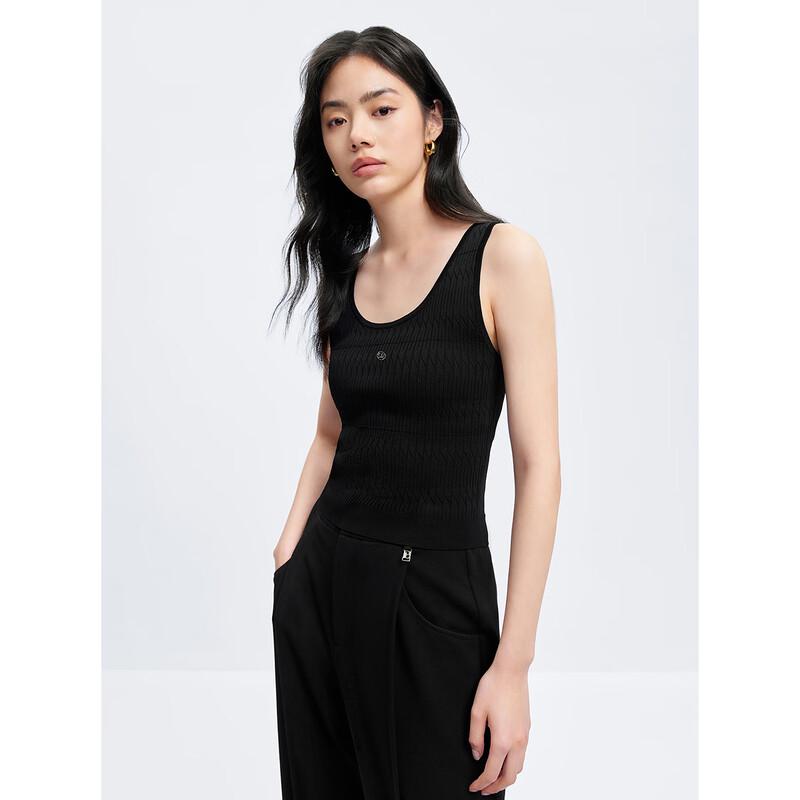 PEACEBIRD Women's Miu Style Knit U-Neck Vest