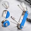 Bicycle Repair Tool Kit, MultiFunction Folding Bike and Wrench Set for Tire Patching