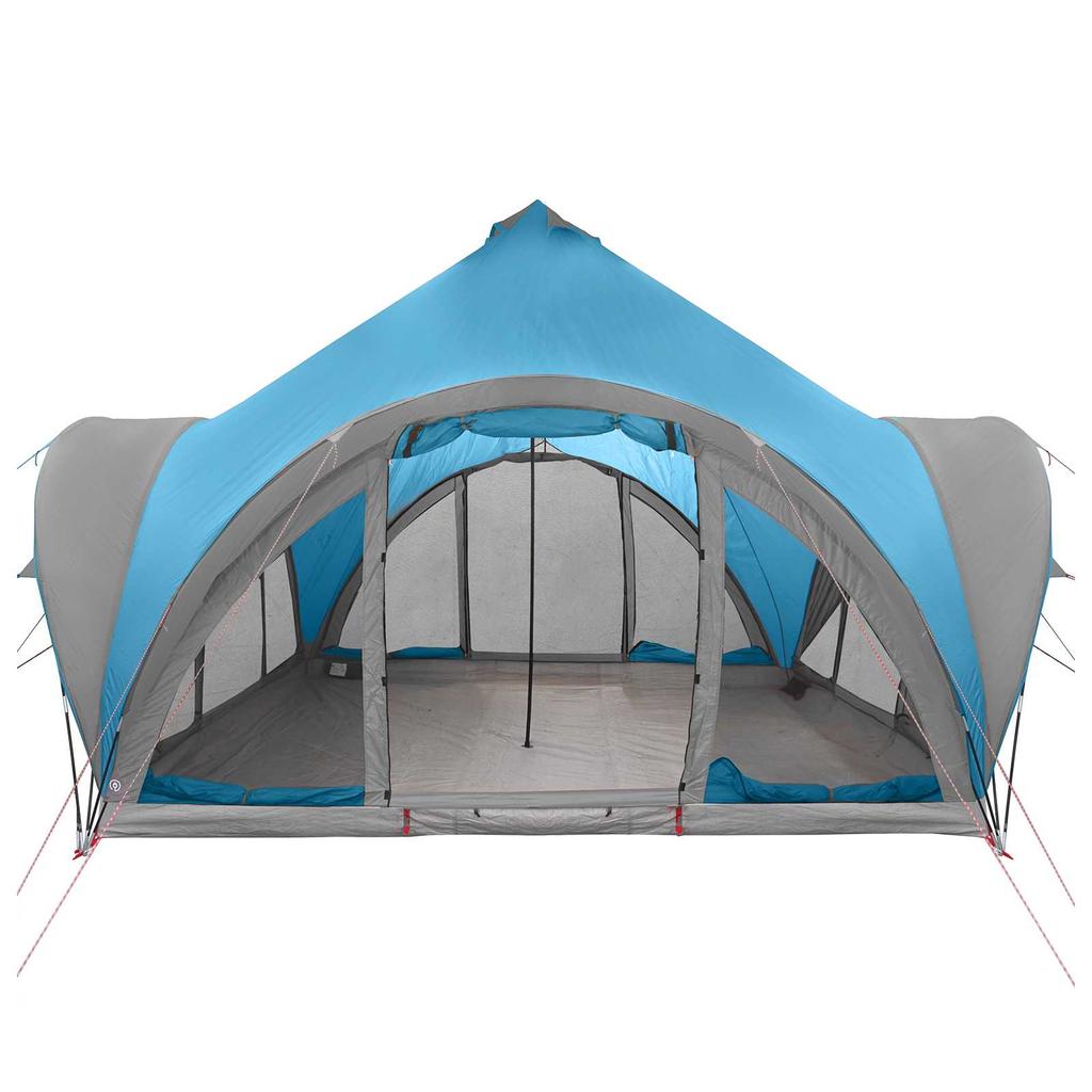 Tipi Tent with Roof Blue 6 Person Polyester and Steel