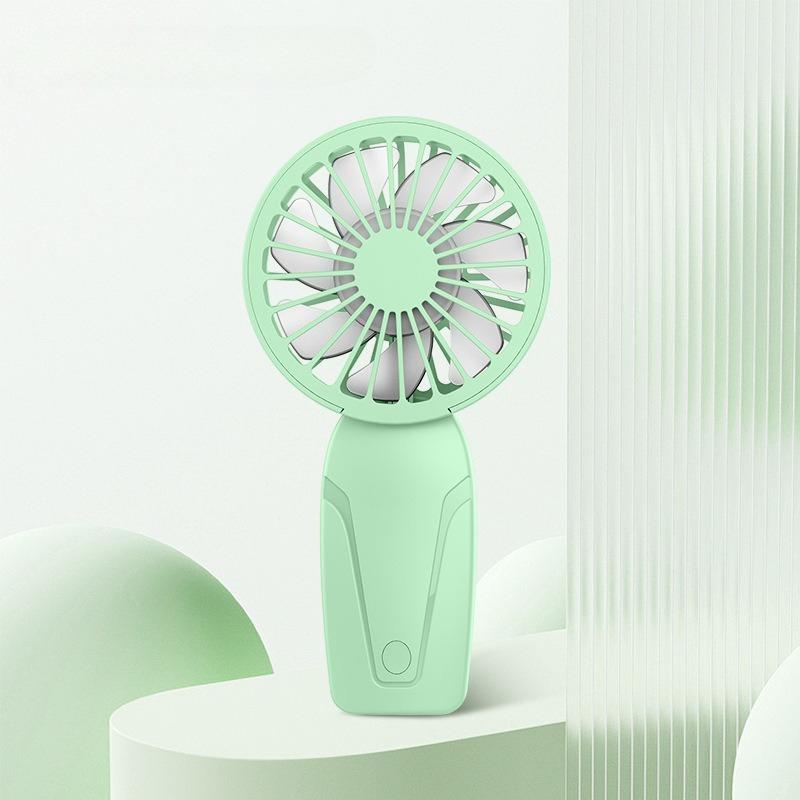 Přenosný ruční malý ventilátor ABS Lehký Roztomilý vzhled USB dobíjecí Mini ventilátor pro chlazení na cestách Přenosný mini kapesní ventilátor