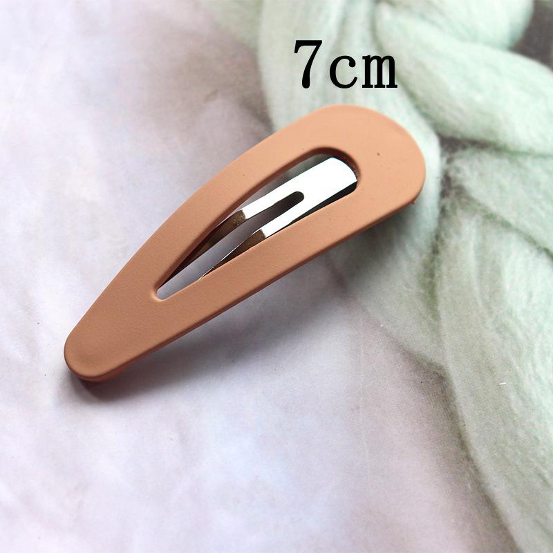 7cm Matte BB Clip - Cute Korean & Japanese Style Morandi Color Hairpin Accessory