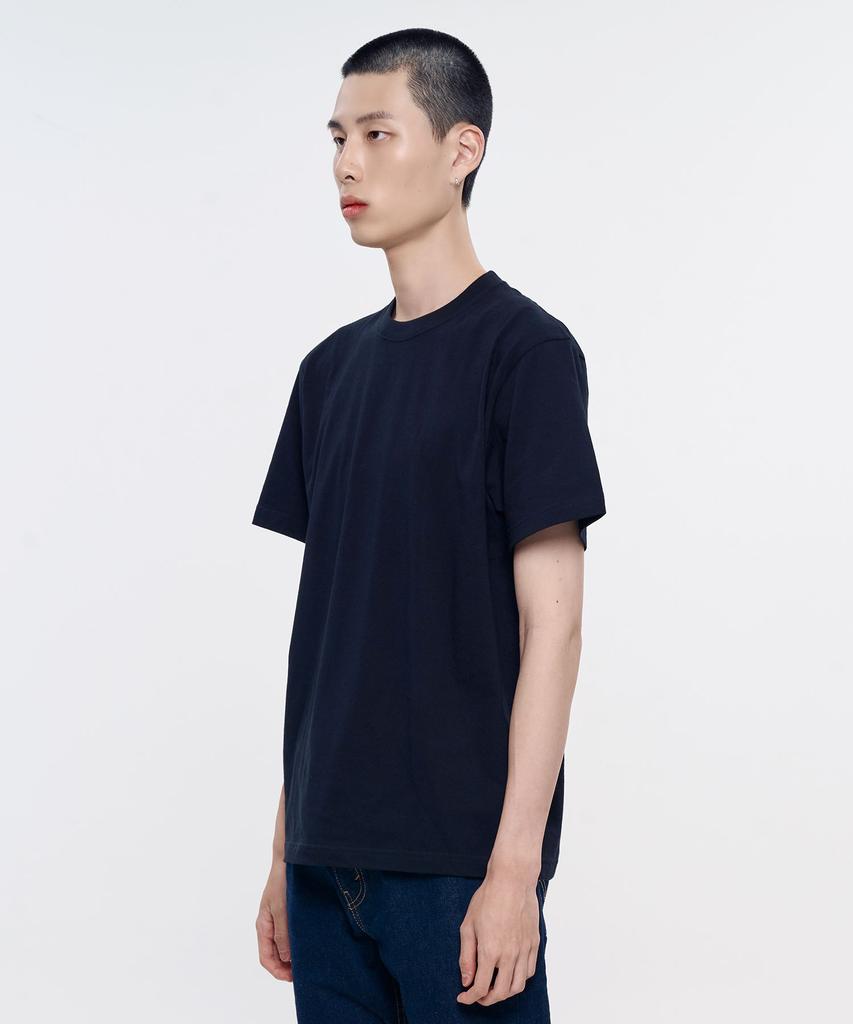 Yunaitideuaeseul [2Pack] Basic Plain Short Sleeve T-Shirt (Type A)