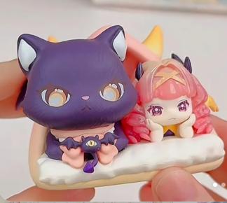 Latest Sweet Emilya Kitten Companion Seriestrendy Plaything Figurine Cute Female  Birthday Present Collectible Present Ornament