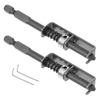 2Pcs Anti-drop Screwdriver Bit Fixing Clamp Set Suitable for Electric Drills DIY Repair Rafford Screw Holder Drill Bi