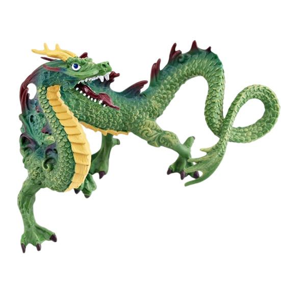 Simulation Mythical Creature Model PVC Chinese Dragon Griffins Collectible Figurine Miniature Mythical Animal Toy Home Office Desktop Decoration