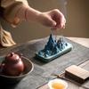 Qianlijiangshan Creative Ceramic Incense Burner Indoor Incense Burner Incense Stick Incense Holder Backflow Incense Burner Ornament