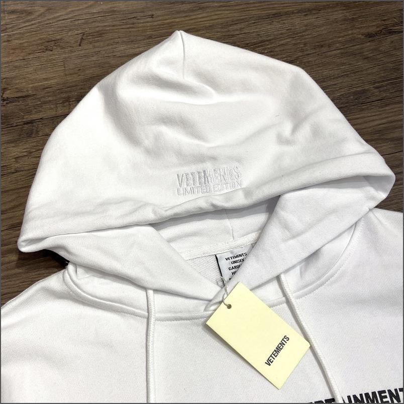 VTM Vitmeng Unisex Loose Casual Hoodie with Letter Print & Embroidery