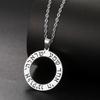 My Shape Hebrew Prayer Necklaces Shema Israel Blessing Stainless Steel Pendant Necklace Star of David Je Jewelry Wholesale