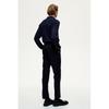 H M Suit Pants sliM Fit Navy Blue