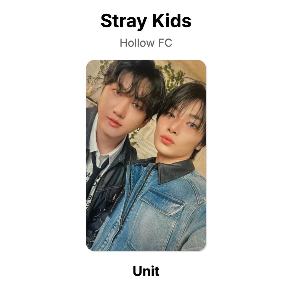 Stray Kids Hollow FC Official Photocard
