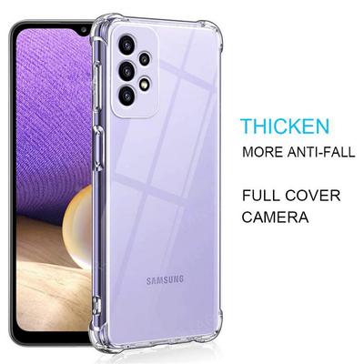 Ультратонкий прозрачный чехол для телефона Samsung S25 S24 FE S26 S23 Ultra S22 S21 Plus A56 A36 A16 A55 A34 A15 A14 Чехол Прозрачный Силиконовый Мягкая Задняя Крышка