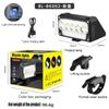 Front Bike Light USB Rechargeable Power Display Bicycle Led Light Waterproof Bicycle Headlight Flashlight Cycling Accessories