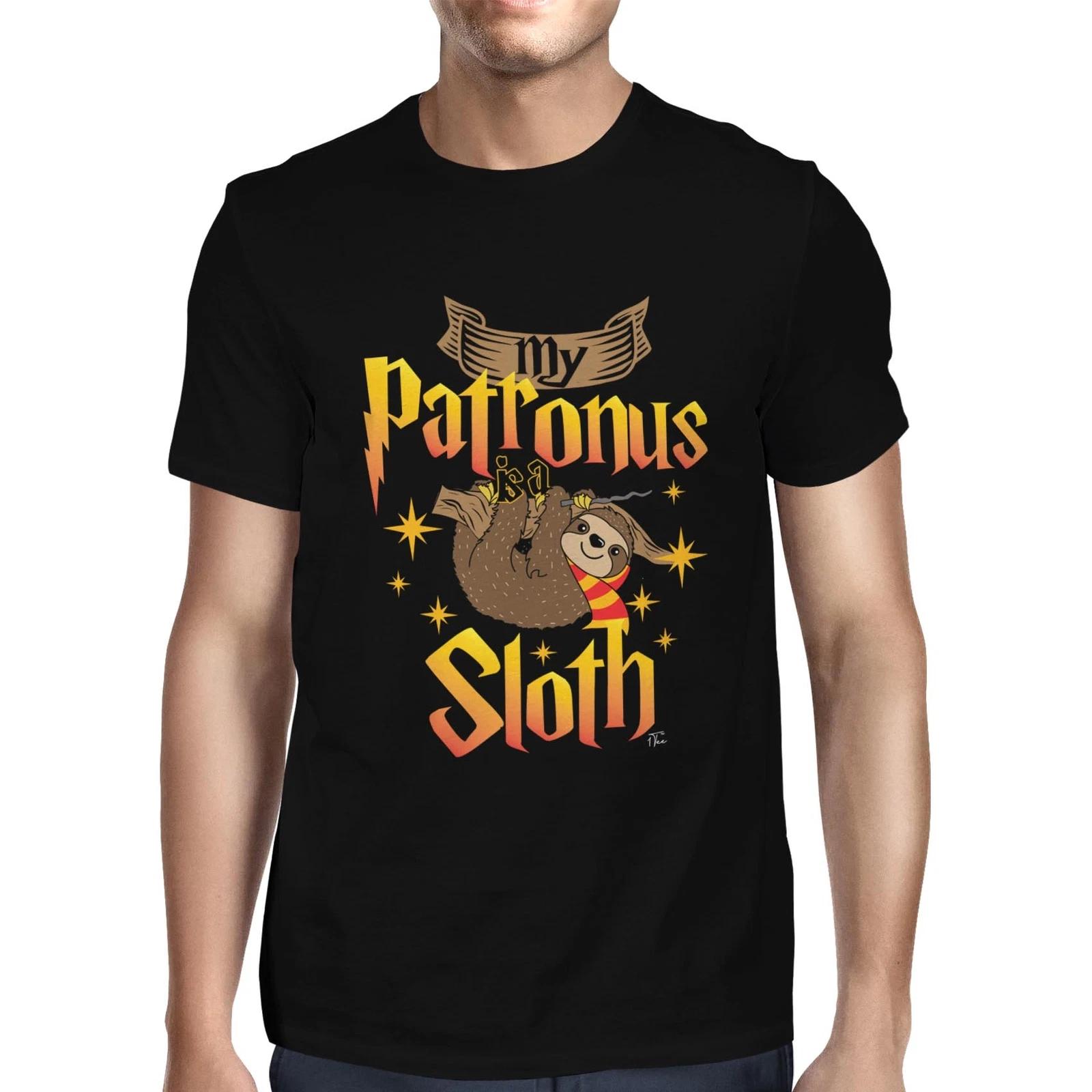 1Tee Mens My Patronus Is A Sloth T-Shirt XXXL