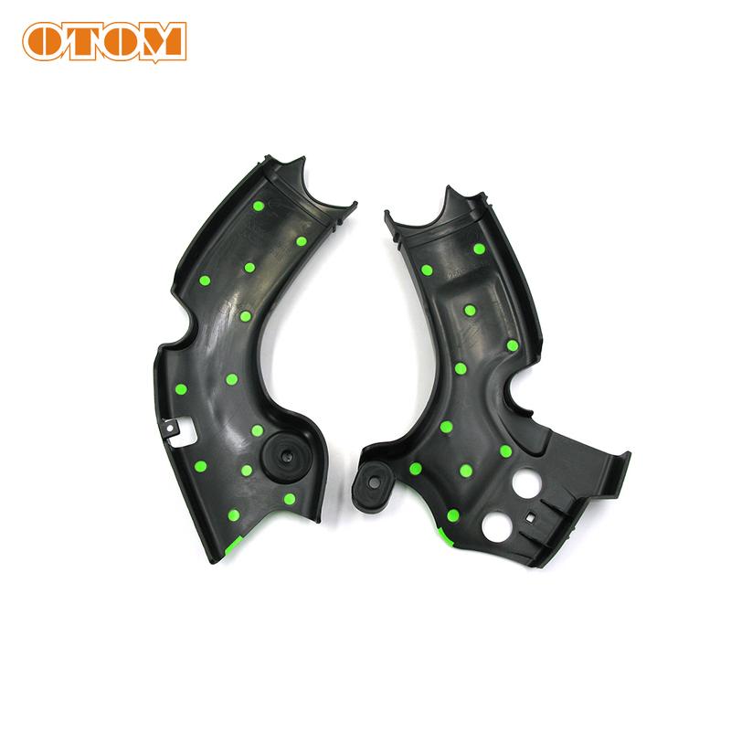 OTOM Motocross X-Grip Frame Guard Protection Cover Motorcycle Accessories Plastic Kit For KAWASAKI KX250F 15-18 Dirt Bike Enduro