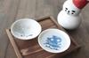 [Temperature As Design] Marumo Takagi Ceramics - Cooling Snow Crystal White Flat Sake Cups (Pair Set) - The Design Changes with Temperature. Comes In