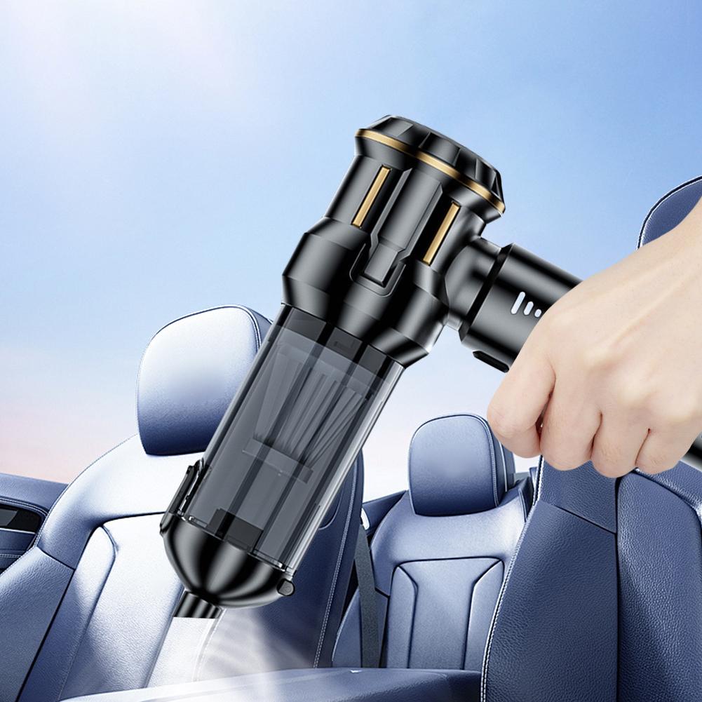 2025 New 16000PA Wireless Car Vacuum Cleaner Powerful Cleaning Machine Car Accessories Home Auto Mini Portable Cordless Cleaner Strong Suction
