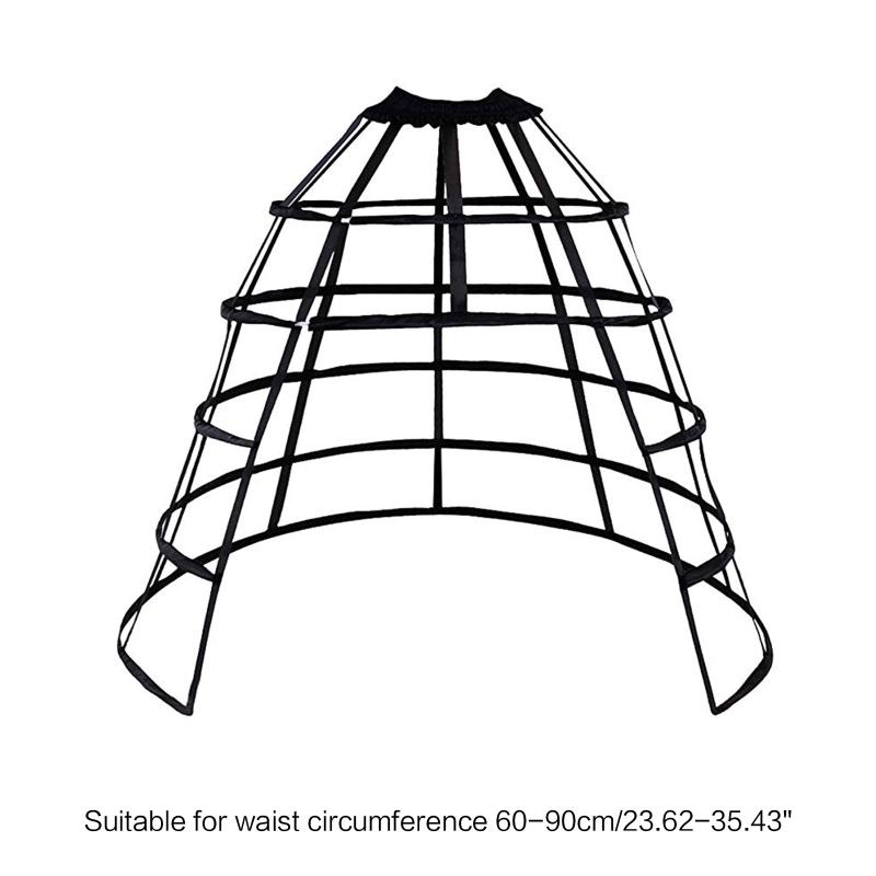 Petticoat Cage Crinoline Half Slips Wedding Accessories 2/3/4/5 Hoops 50s Vintage Short / Long Underskirt for Women