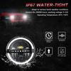 2 Pack Round LED Headlights, 7 Inch Headlamps with White High Low Beam, Amber Turn Signal, DRL, for Cars, Trucks,