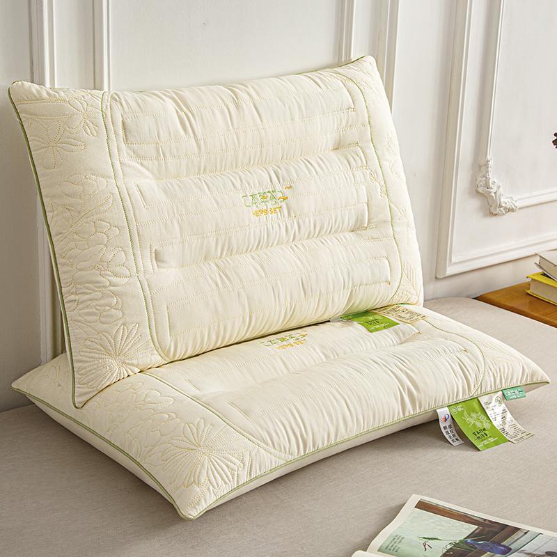 Yongyou Wan Herb Huizi Cassia Seed Partition Neck Pillow Soft and Elastic, Not Easy To Collapse Home Bedroom Student Dormitory Pillow