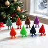 Collectable Movable Figures Christmas Tree Figure, Flexible Joints 3D Printed Holiday Atmosphere Decorations Ornament, Creative Festive Figure