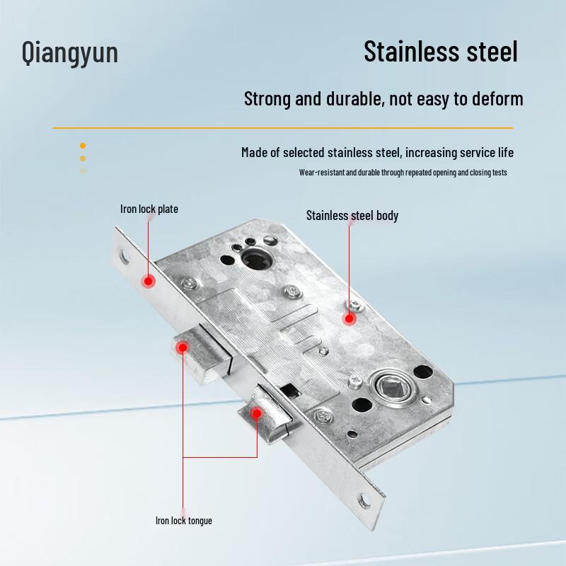 Universal Stainless Steel Fire Door Lock Body