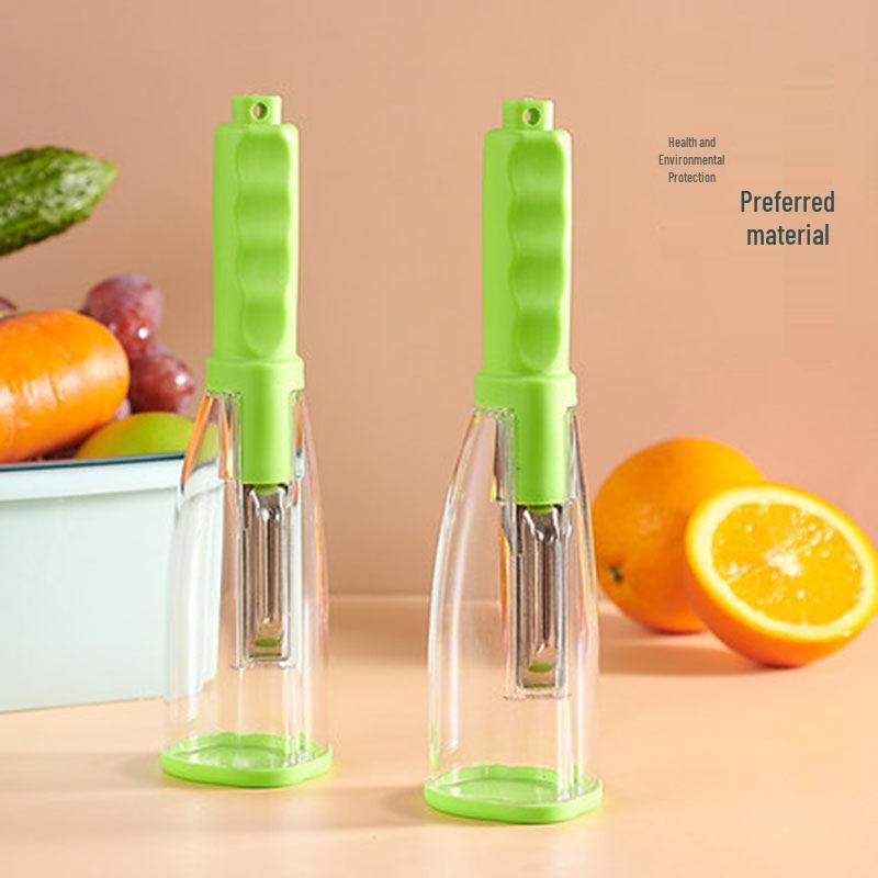 Multifunctional Household Peeler with Storage Tube
