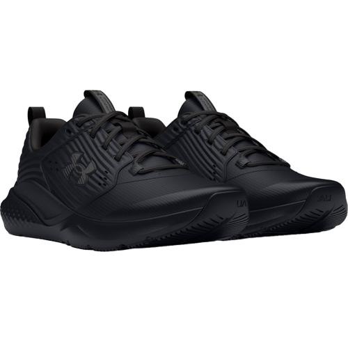 Under Armour Men's Black/White Under Armor Unisex Adult Charged Commit Tr4 Trainers Uk Size 8