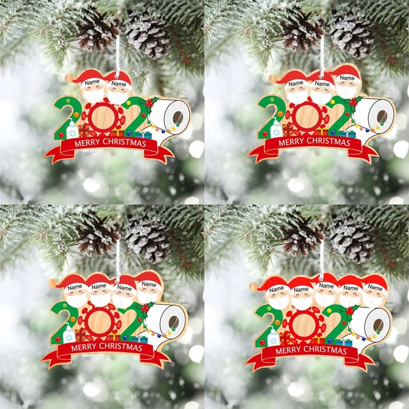 Charming Christmas Tree Hanging Ornament For Family Of 2-5 People In Quarantine