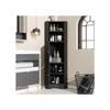 Bathroom Cabinet - MUVOE - 36.5 X 36.5 X 155 Cm - Black - Multifunctional - Waterproof