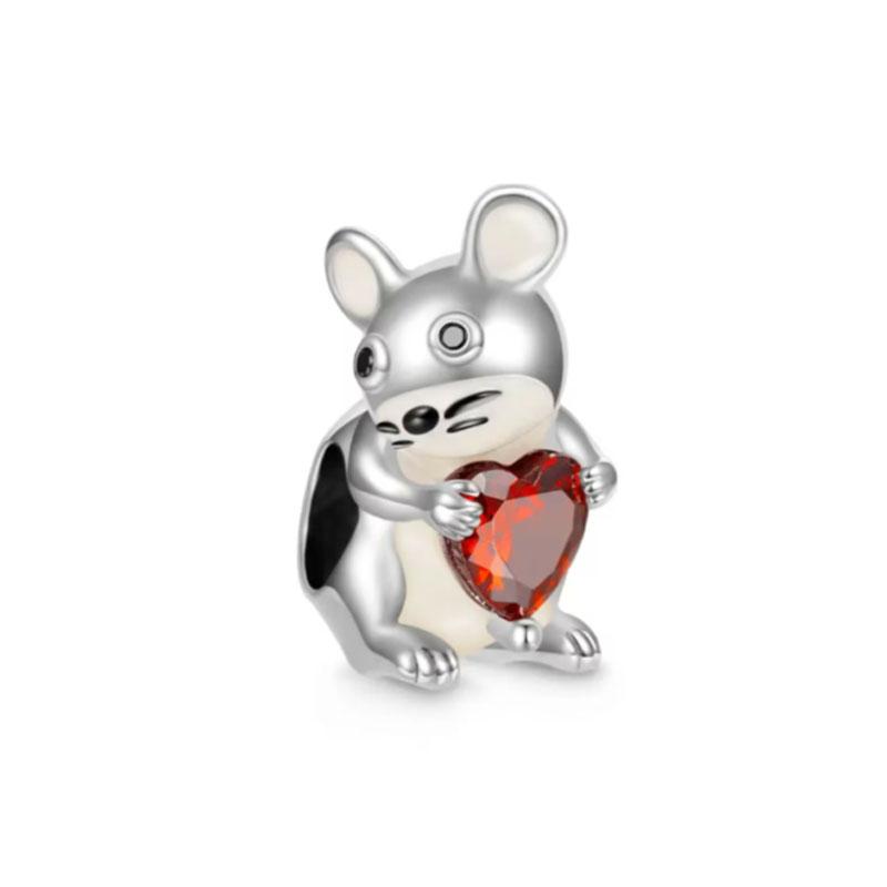 Kupferplattierte Tier Hund Katze Eule Leuchten im Dunkeln Anhänger Charms Perlen Passen Original Pandora Armband Damenschmuck