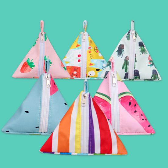 Trasportino per piccoli animali, con stampa alla moda, fori traspiranti, portatile, triangolare, per criceti, da viaggio