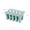 Popsicle Molds Silicone 10 Cavity Popsicle Trays Freezer,Homemade Ice Cream Molds,Large Ice Pop Maker,Reusable Ice Lolly Mould