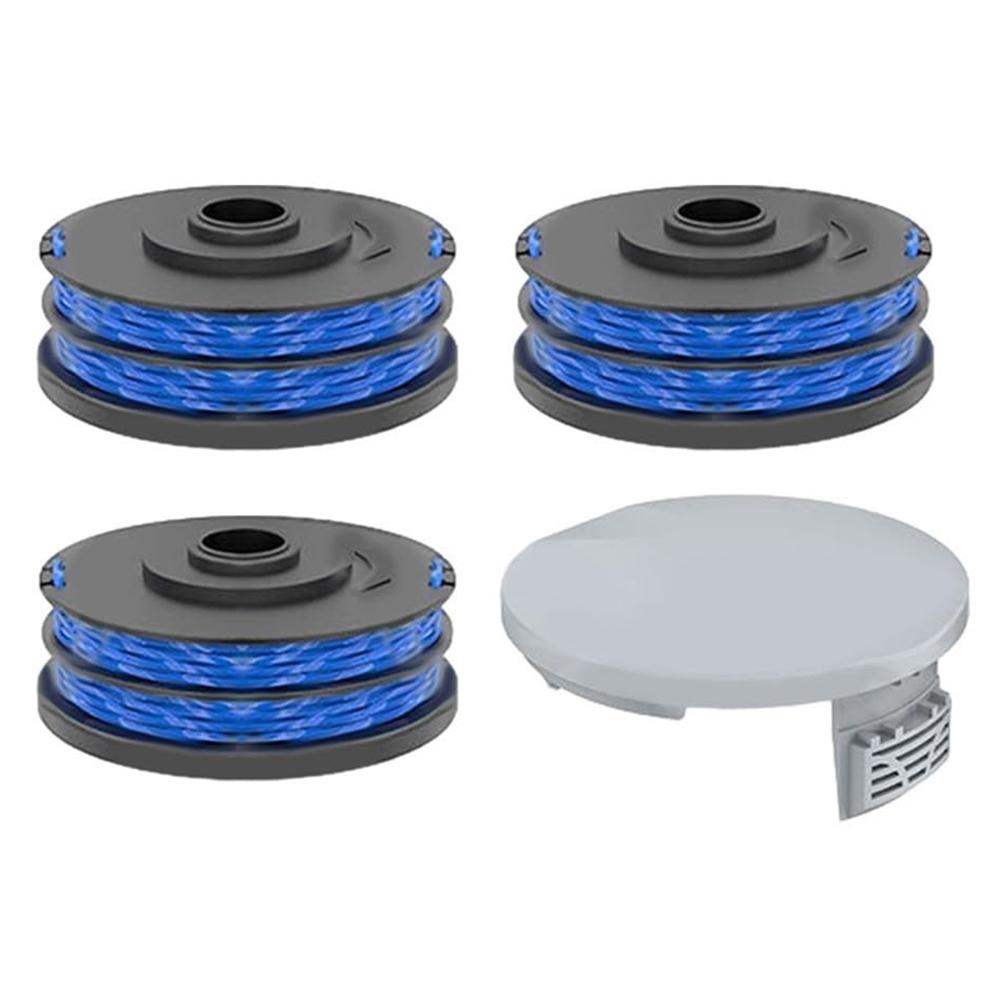 

Ковпачок шпулі RAC122 + 3 шпулі RAC123 для газонокосарки Ryobi RLT6030/RLT5127/RLT5027/RLT4125/RLT4027 A