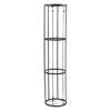 Sturdy Steel Vertical Ball Storage Rack With Wheels Efficient Organizers For Indoor Outdoor Sports Gears Easy To Move