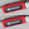 2 Stück Wildleder Auto Innenraum Griff Schutzhülle Dach Ziehgriff Handschuhe für Toyota Prado Yaris Verso Fortuner Supra Corolla Zubehör F10