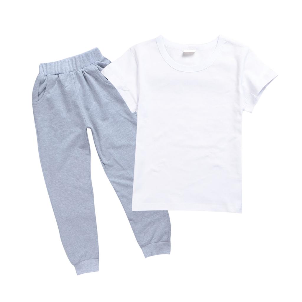 Girls' 2,Piece Set , Color Tee & Pants Outfit