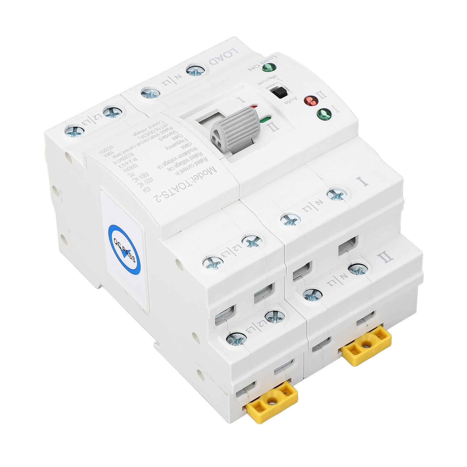 

Автоматичний перемикач живлення 4P 63A Аварійний перемикач генератора для дому 220В