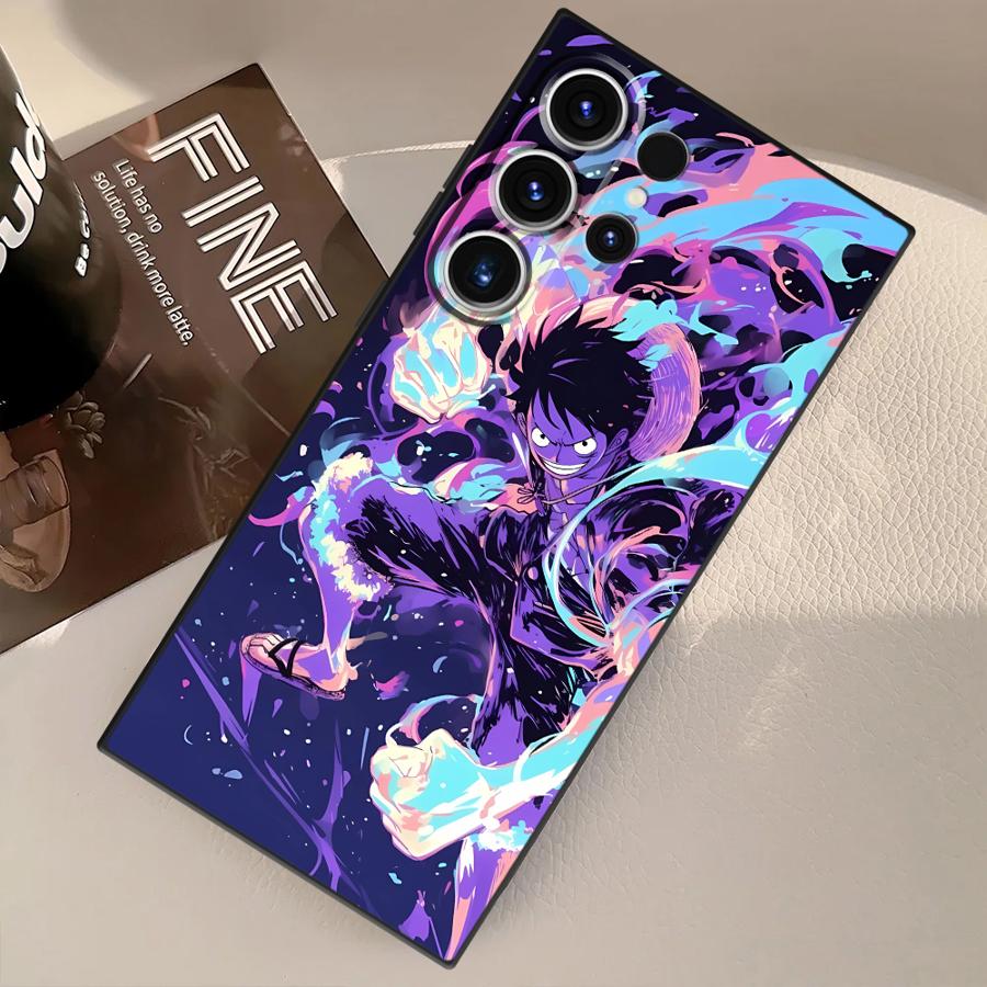Cool Luffy Anime Case for Samsung Galaxy S22 S23 FE S9 S20 S25 Ultra S24 Plus S21 Funda Phone Cover
