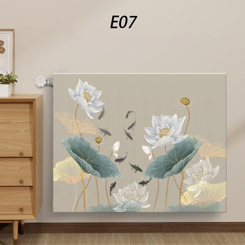 All-inclusive Radiator Dust Cover Household Oil Tin Dust Cover Heater Dust Cover Fabric Electric Radiator Protective Cover