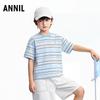 Annil Kinder Unisex Kurzarm Strickoberteil