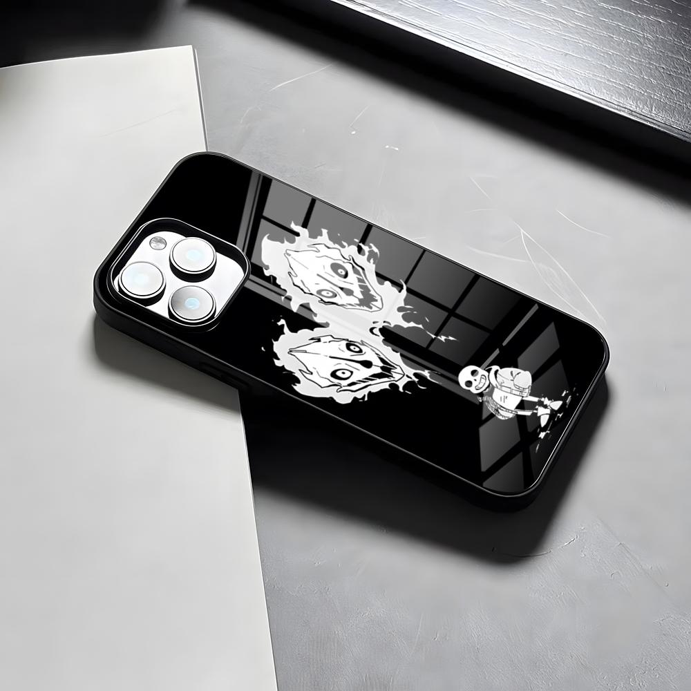 Sans U-Undertale Game Phone Case For IPhone 17 Pro Max 15 Pro 16 14 Plus 12 13 Mini 11 Pro Shockproof Glass Cover