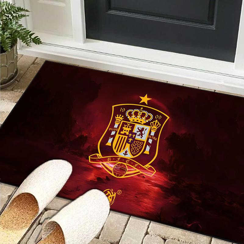 1PC rug Spain Coat Of Arms Carpet, Chair Rug,Area Rug for Office Bedroom living rooms bedroom, Doormat decor Christmas fan gifts