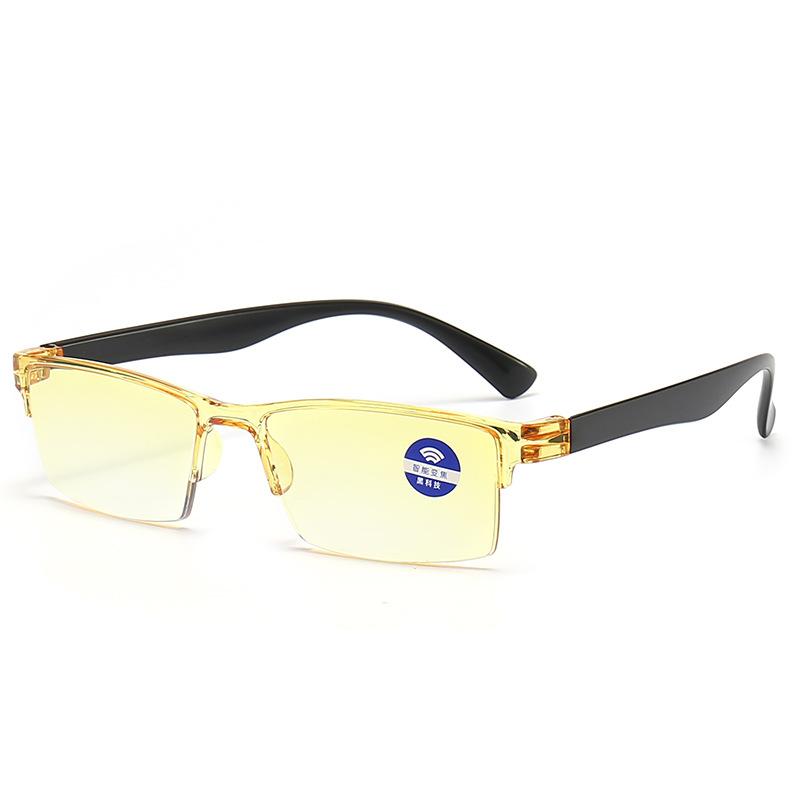 

YCCRI Reading Glasses Fashion Gradient Presbyopia Glasses Gifts for Parents In HD Hyperopia Glasses +1.0 To +4.0 GLASSES +400 жовтий