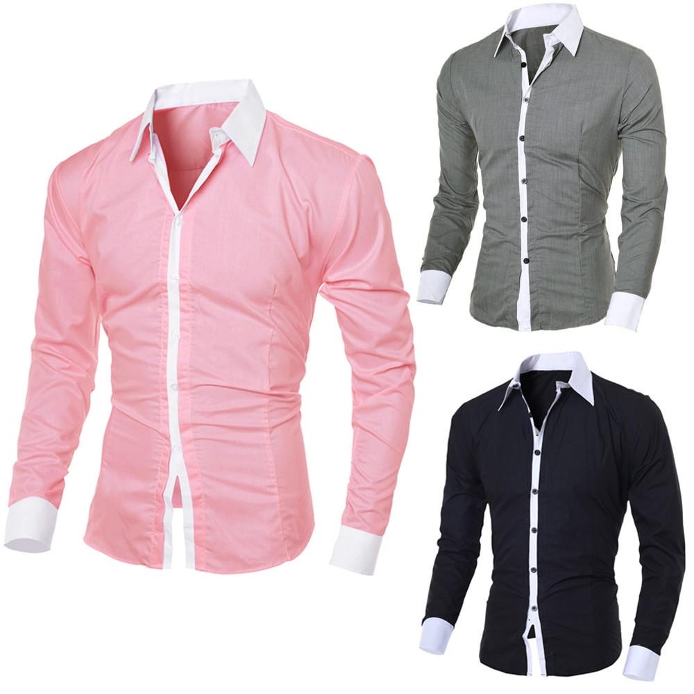 Vska Mens Stripes Fashion Buttoned Long Sleeve Blouses and Tops Shirts Vska Mens Stripes Fashion Buttoned Long Sleeve Blouses and Tops Shirts