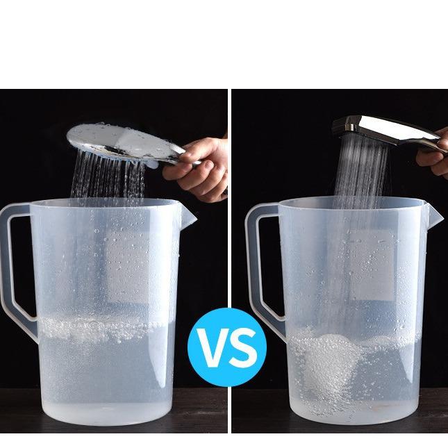 300-otworowa kwadratowa słuchawka prysznicowa ręczna oszczędzająca wodę z funkcją boost