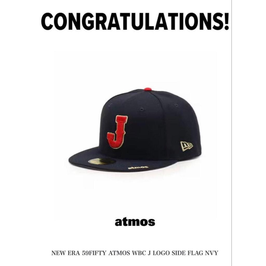 Used NEW ERA 59FIFTY ATMOS WBC J SIDE FLAG