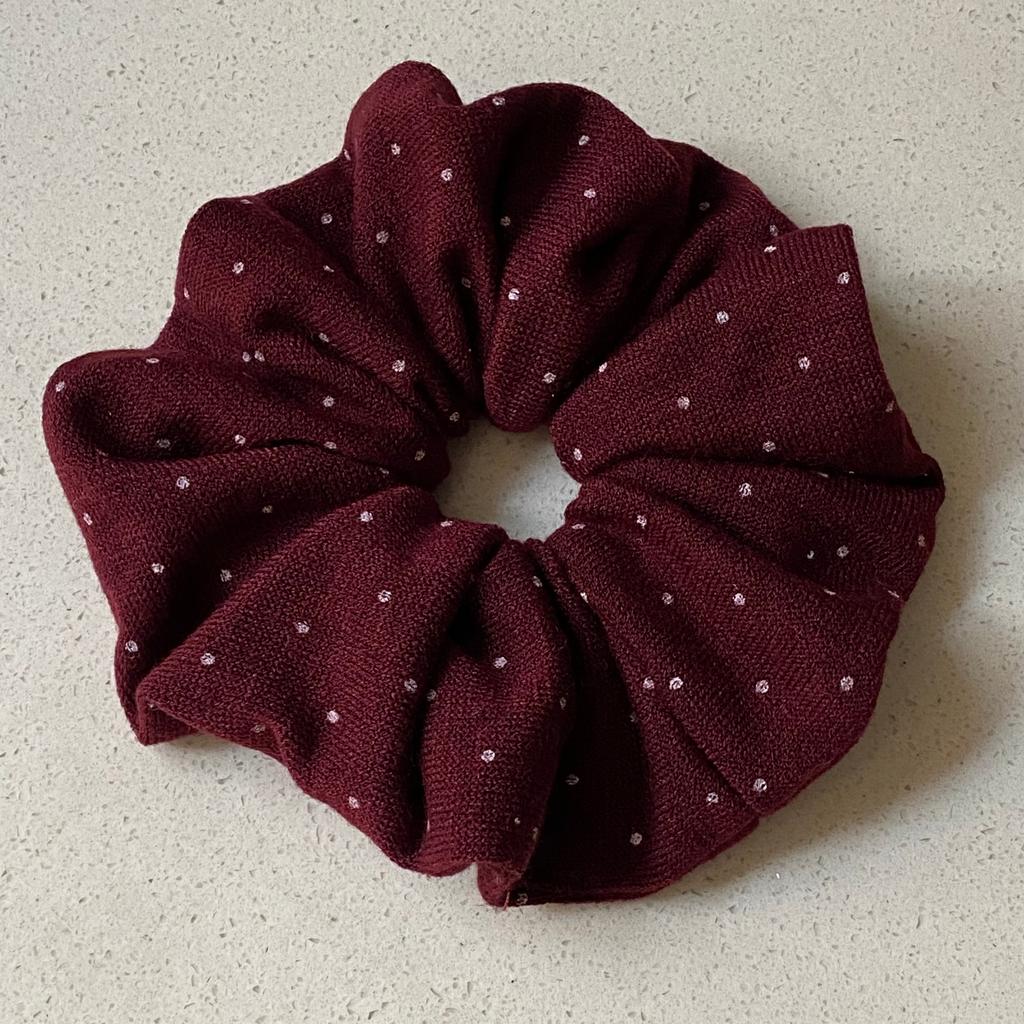 Fabric Polka Dot Large Intestine Hair Band for Women Fabric High Elasticity Hair Tie Bun Simple Ponytail Bow Knot Hair Accessory