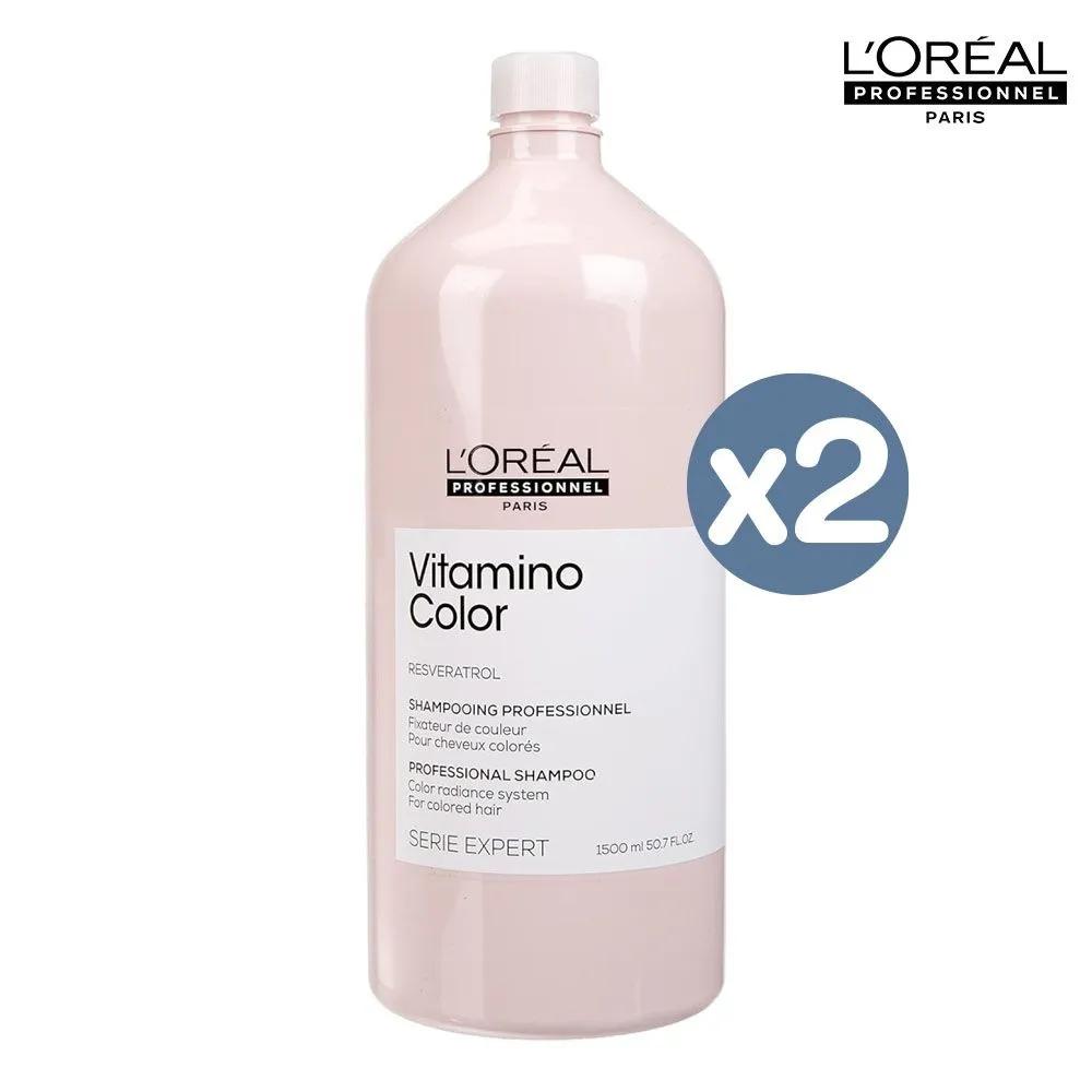 LOREAL Expert Vitamino Color Shampoo 1500ml x2