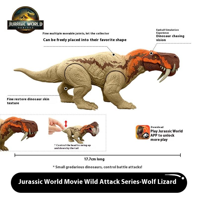 Jurassic World - Die wunderbare Welt der Wunder: Rebirth 4 Spinosaurus Actionfigur Modell Simulierte Dinosaurier Modell Spielzeug Kindergeburtstagsgeschenk